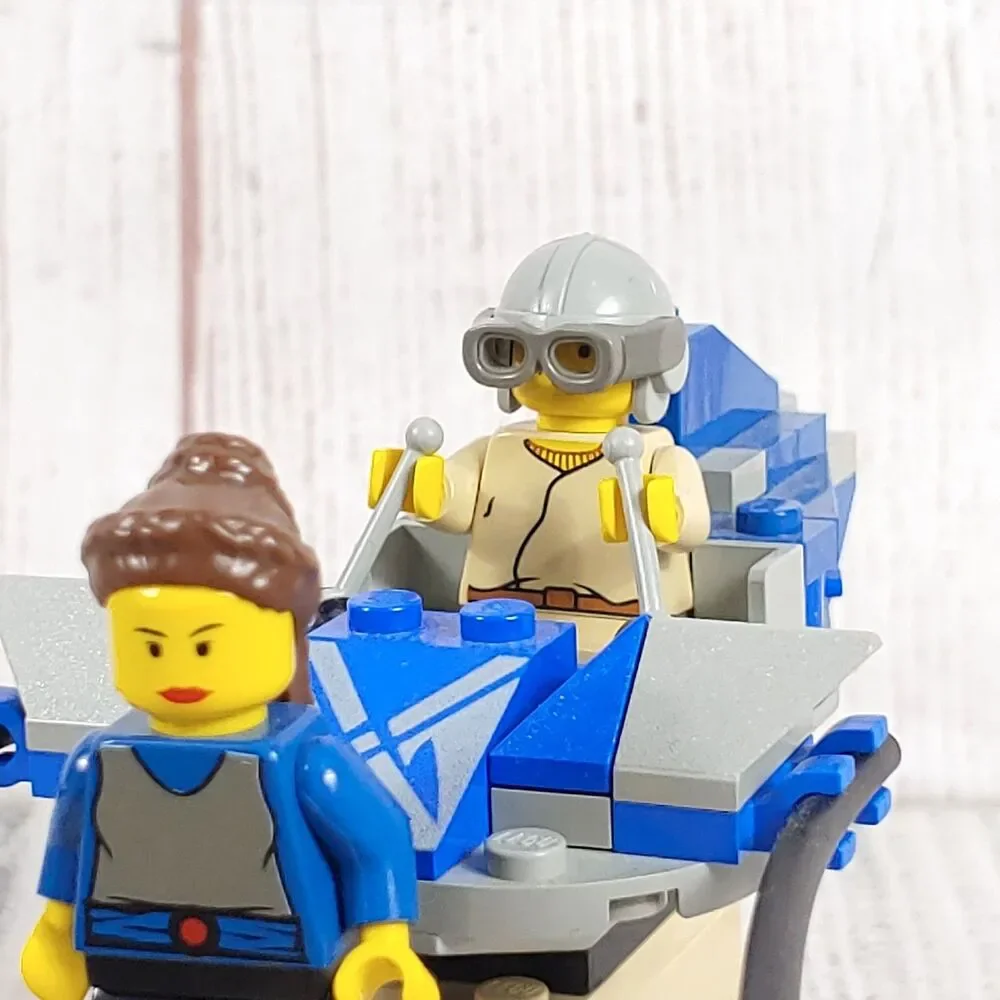 LEGO Star Wars Set 7131: Anakin's Podracer, 99% Complete W/ Minifigs - VINTAGE
